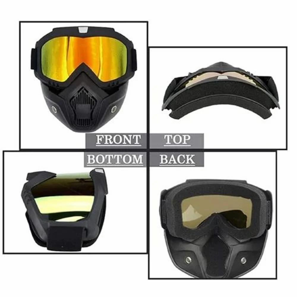 3 In 1 Bike Scooter Windproof Goggle Mask