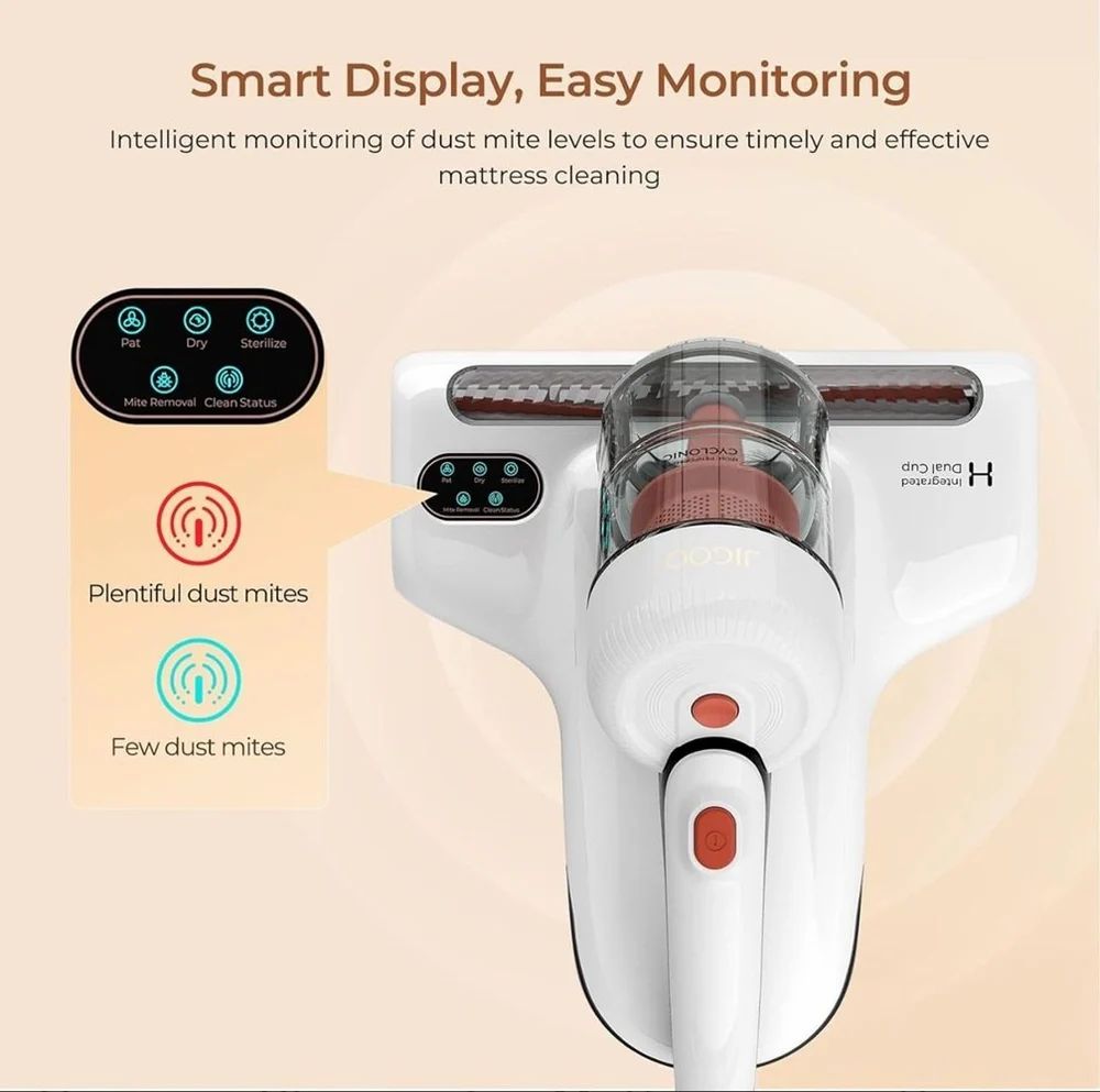 Vacuum Cleaner for Mattresses with LED Display