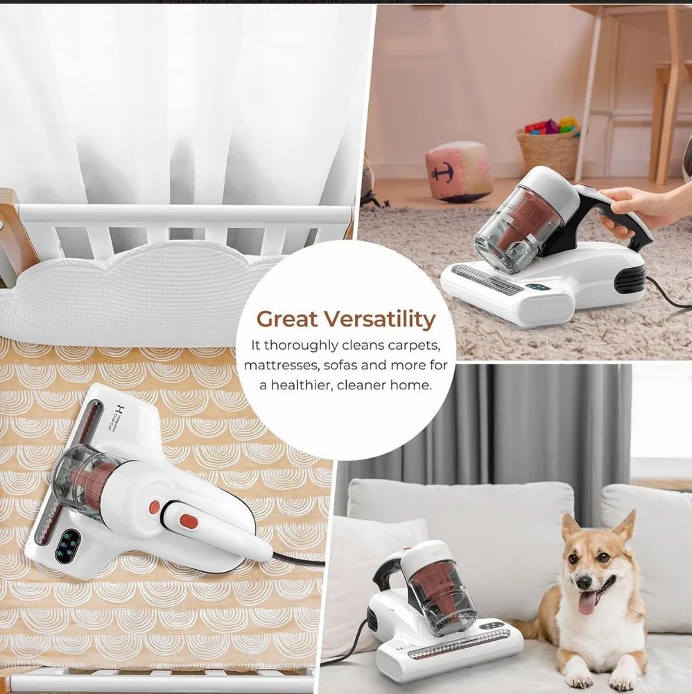 Vacuum Cleaner for Mattresses with LED Display