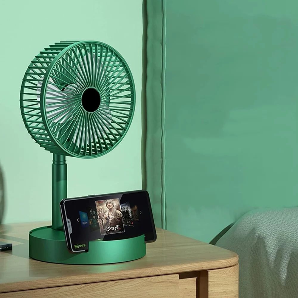 Rechargeable Telescopic Foldable Fan