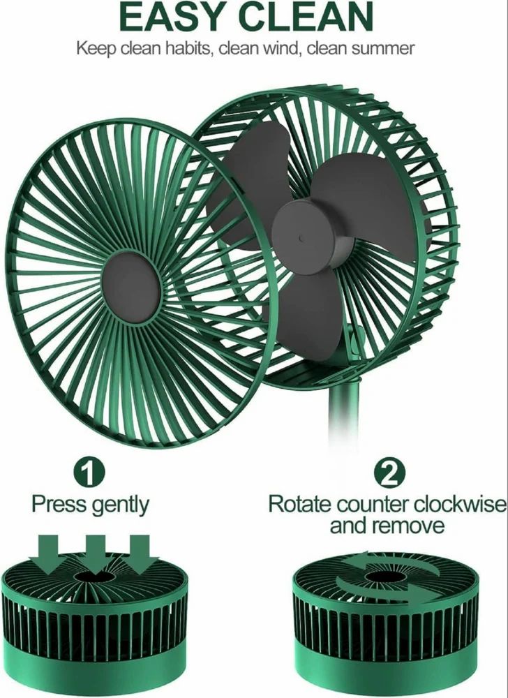 Rechargeable Telescopic Foldable Fan