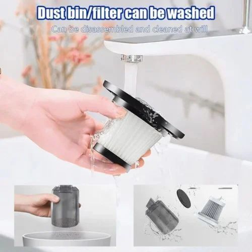 2 In 1 Car Vacuum Cleaner