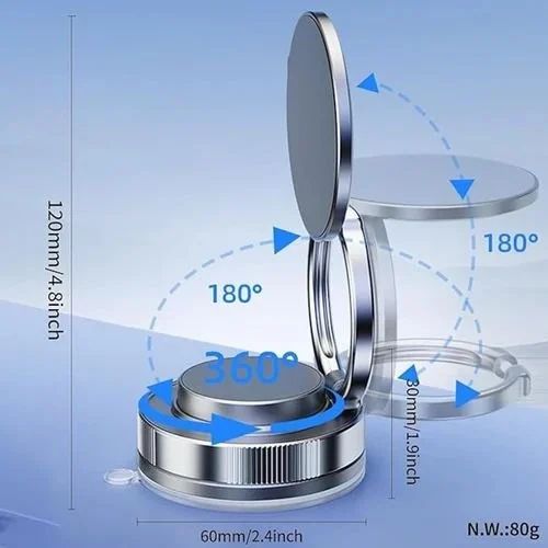 360 Adjustable Magnetic Phone Holder Magnetic Car PhoneÂ Holder