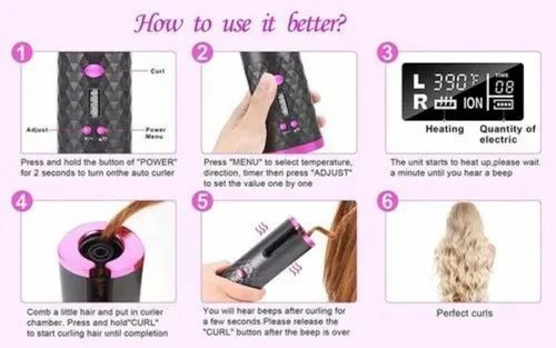 Cordless Hair Curler